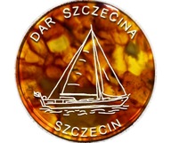 Bursztynowa moneta Dar Szczecina