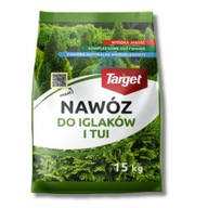 Nawóz Granulowany Do Iglaków i Tui Naturalne Mikroelementy Target 15 kg