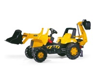 Traktor jeździk dla dzieci Rolly Junior JCB z łyżką i przyczepą Rolly Toys