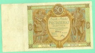 BANKNOT POLSKA 50 ZŁ 1929 r. EH