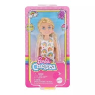 MAŁA LALECZKA BARBIE CLUB CHELSEA MATTEL W SUKIENCE Z MOTYWEM TĘCZY