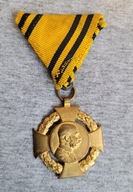 Krzyż CK KuK FJI Jubileusz 1848 - 1908 Kaiser Franz Josef I Oryginał ! Stan