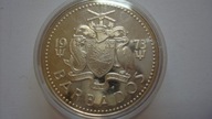 Moneta BARBADOS 5 dolarów 1973 FONTANNA