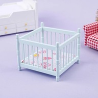 1:6 1:12 domek dla lalek miniaturowe łóżeczko dla dziecka żłóbek dre~35187