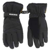 Lyžiarske rukavice na sneh čierne 5P 15cm r110-116