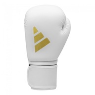 Adidas Speed 50 rękawice bokserskie biało złote boks rozmiar 10 OZ