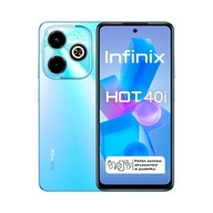 Smartfón Infinix HOT 40i 8 GB / 256 GB 4G (LTE) modrý + Hybridné sklo apgo pre Infinix Hot 40i 1 ks