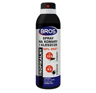 BROS SPRAY na KOMARY i KLESZCZE aż 50% DEET!