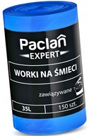 Worki na śmieci wiązane 35L 150 szt Paclan Expert