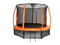 Záhradná trampolína Jumpi 374cm/12FT Maxy Comfort Plus Oranžová S Vnútro