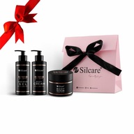 Silcare Kozmetická sada Gél + Balzam + Scrub Darček So Rose! So Gold!