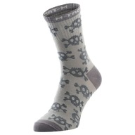 Skarpety skarpetki cienkie letnie M-Tac MK.3 Pirate Skull Light Grey 43-46