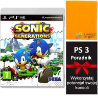 gra dla dzieci na PS3 SONIC GENERATIONS przygody małego i dużego JEŻYKA