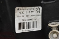 REFLEKTOR left light front lens EU 9656668880 PEUGEOT 307 1 and 04-10