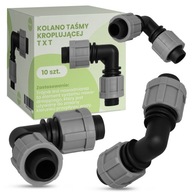 10 x KOLENO 16 mm KVAPKAJÚCA PÁSKA SPOJKA HADICE ZAVLAŽOVAČA C5