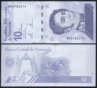 $ Wenezuela 10 BOLIVARES P-116a UNC 2021