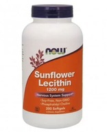 NOW Foods Sunflower Lecithin 1200 mg 200 kapsułek miękkich