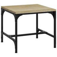 vidaXL Konferenčný stolík, dub sonoma, 50x50x35 cm, materiál na báze dreva