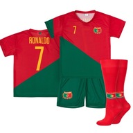 Komplet / futbalové oblečenie + zdarma RONALDO PORTUGALSKO 7 veľ. 158