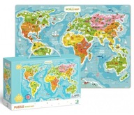 Puzzle Mapa świata + Mapa Polski