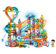 MAGNETICKÉ GUĽODROM SVIETIACE KOCKY 202 KS XXL SADA