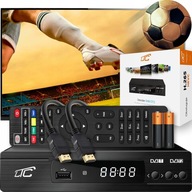 DEKODER TUNER TV NAZIEMNEJ DVB-T2 H.265 HEVC Z USB FULL HD PILOT + GRATIS