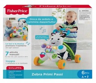 FISHER PRICE Interaktywny Chodzik Zebra DPL53