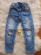 Spodnie jeansowe z łatkami Cool Club rozmiar 104