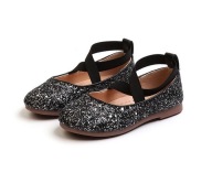 Buciki balerina cipők, csillogó tánccipők, 15,5 cm