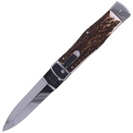 Nóż sprężynowy Mikov Predator Deer Stag 241-NP-1/HAMMER z kaburą