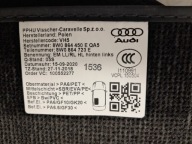 AUDI A4 B9 mats WELUROWE KOMPLET 8W1863691B