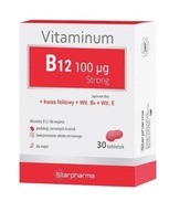 Vitaminum B12 100mcg Strong, 30 tabliet
