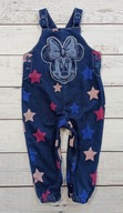 Disney śliczne ogrodniczki a'la jeans Minnie 12-18m/86cm