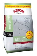 Arion Adult Small Lamb Rice 7,5kg + 1kg uszkodzone ,