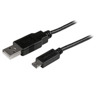 StarTech USBAUB3MBK kabel USB 3 m USB 2.0 USB A Micro-USB B Czarny