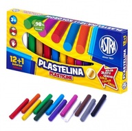 Plastelina Astra 13 kolorów 12+1 kolor gratis