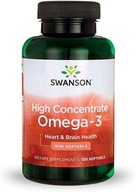 Swanson Omega 3 HIGH CONCENTRATE 120 Duza Dawka 680mg EPA DHA Zdrowie