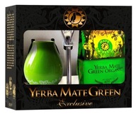 ZESTAW YERBA MATE BIO 400g MATERO BOMBILLA ORGANIC MATE GREEN