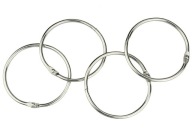 Fém ALBUM pántoló karika 50mm ezüst 4db