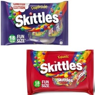 Zestaw Skittles Mini Kolorowe Draże Cukierki Fruits i Darkside 36szt 2x324g