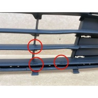 grid grille central of a bumper front VW GOLF VII 7 5G LIFT 2016-2019