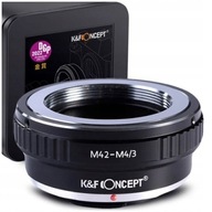 Adaptér M42 na MICRO 4/3 adaptér na závit 42 mm Helios Jupiter Zenit