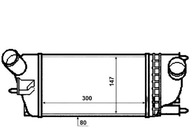 NRF INTERCOOLER PEUGEOT 407 04-, CITROEN C5 08-, 2