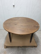 Stół do salonu drewniany stary francuski na zdobionych nogach rozkładany