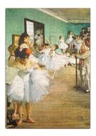 Drevené puzzle A3 Edgar Degas Tanečná lekcia