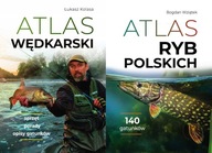 2x Zestaw Atlas Ryb Polskich + Atlas Wędkarski Hobby Rozrywka TW SBM