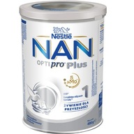 Nestle NAN Optipro 1 Plus Mleko Modyfikowane Początkowe Od Urodzenia 400g