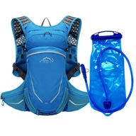 Cyklistický batoh 16L modrý s mechom 1,5L ľahký trekingový batoh