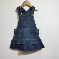 SUKIENKA jeansowa ogrodniczka Denim Co r.110 (4-5Y)