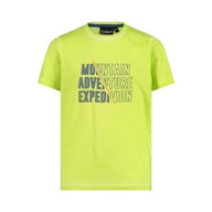 Detské trekingové tričko CMP zelené 110